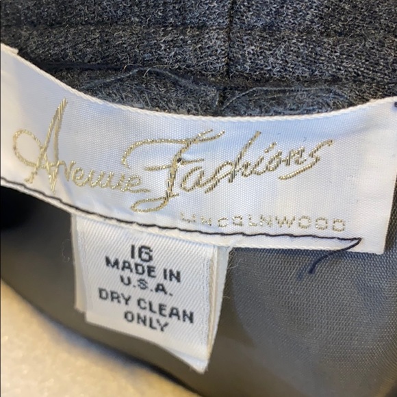 VINTAGE Avenue wool blend overcoat/coat dress - Picture 6 of 7